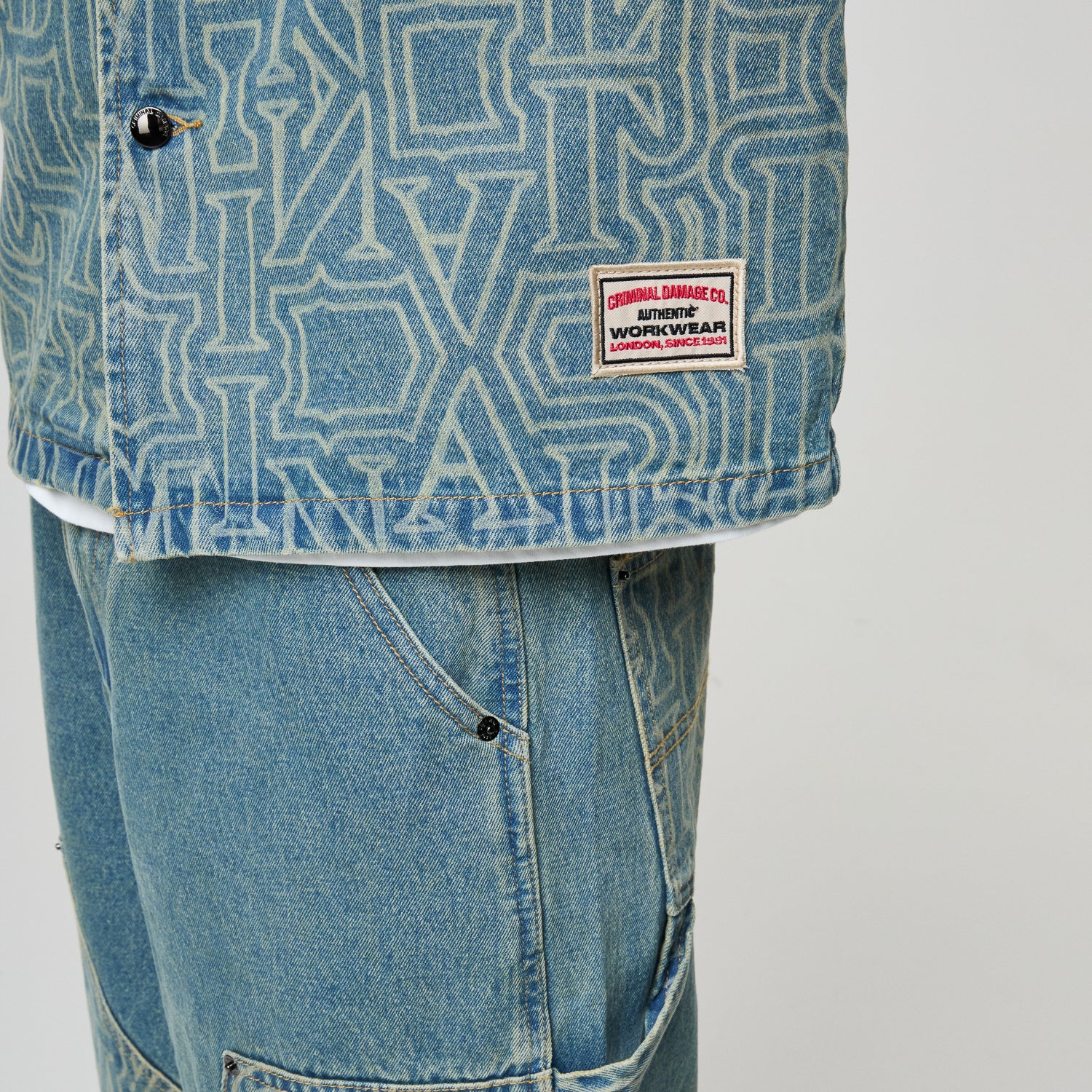 BERKELEY MONOGRAM DENIM  SHIRT - Image 9