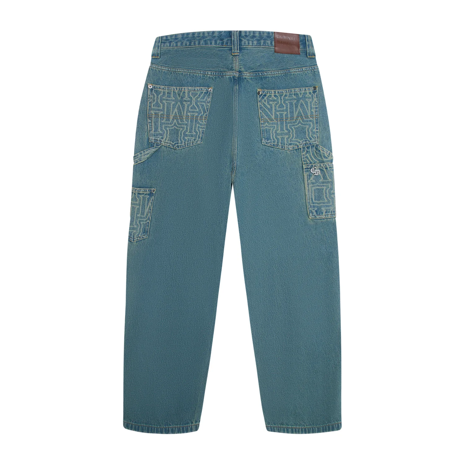 BERKELEY MONOGRAM DENIM JEANS - Image 7