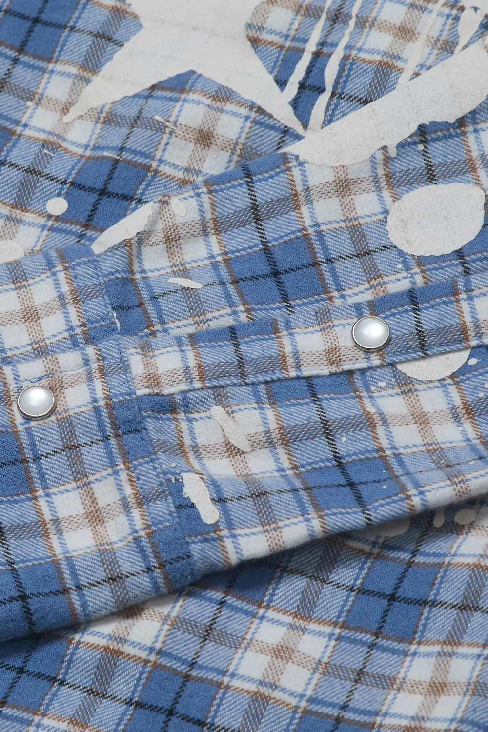 BLEACHED PLAID SHIRT - Image 3