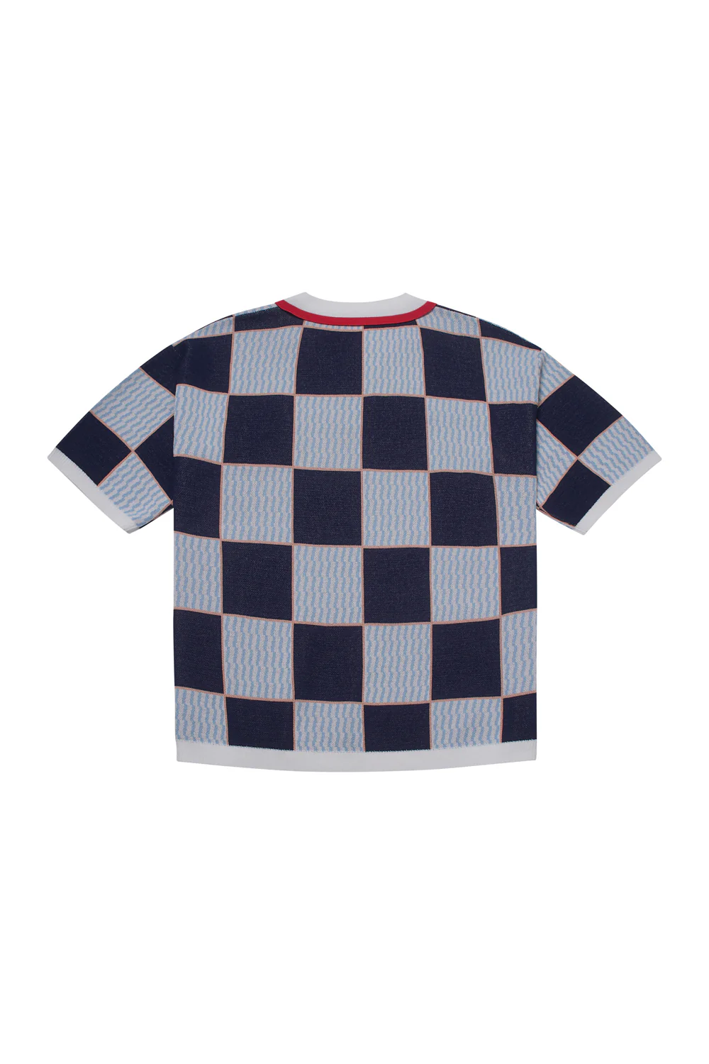 CHECKERBOARD  KNITTED FOOTBAL SHIRT - Image 6