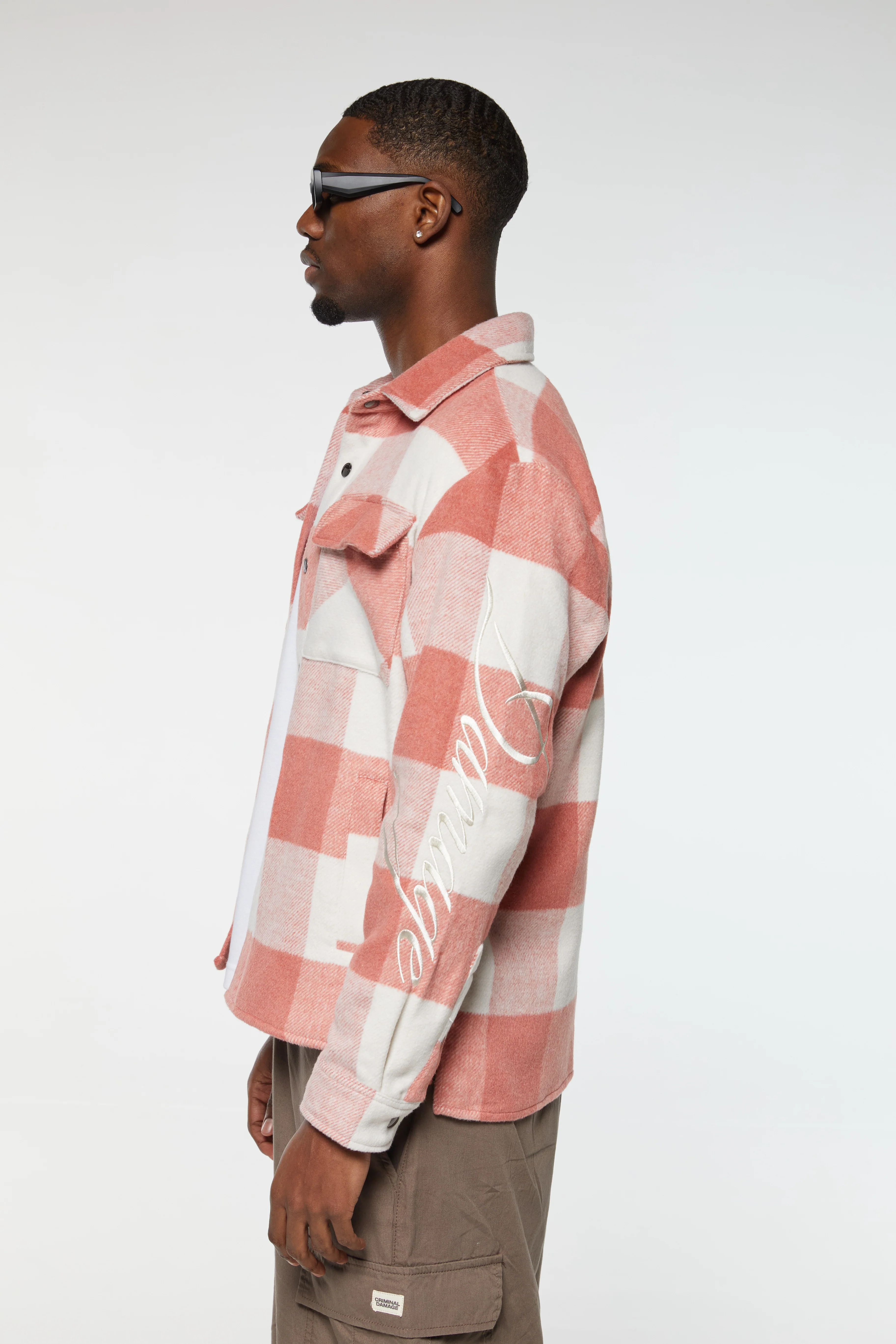 EMBROIDERED CHECK SHIRT - Image 4