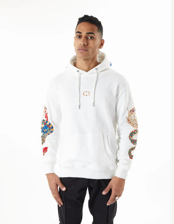 GOLD DRAGON EMBROIDERY HOODIE - Image 6