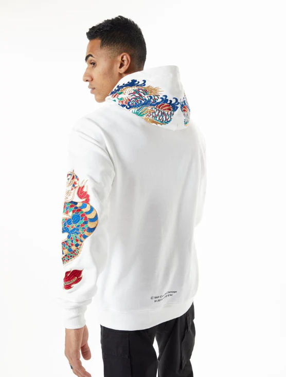GOLD DRAGON EMBROIDERY HOODIE - Image 7