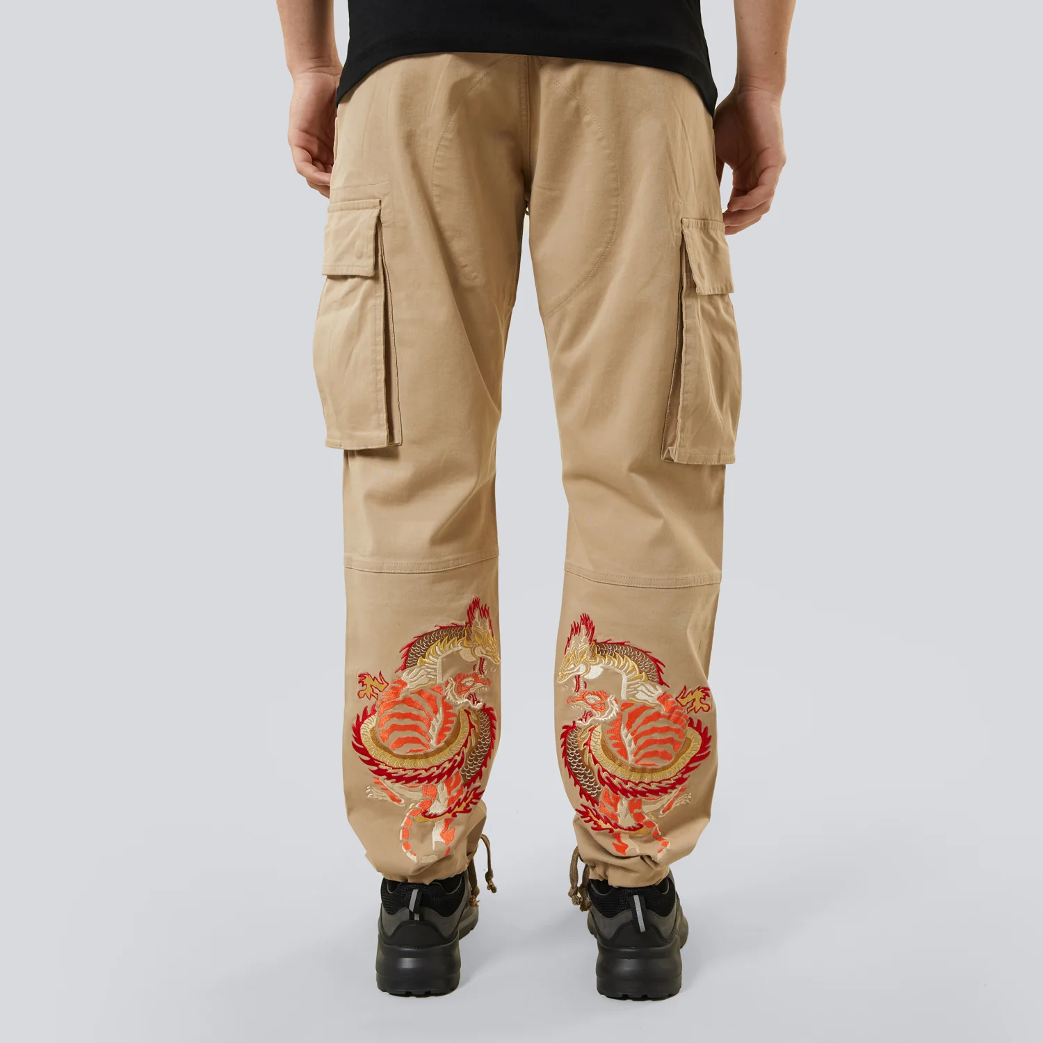 HIDDEN DRAGON CARGO PANTS - Image 4
