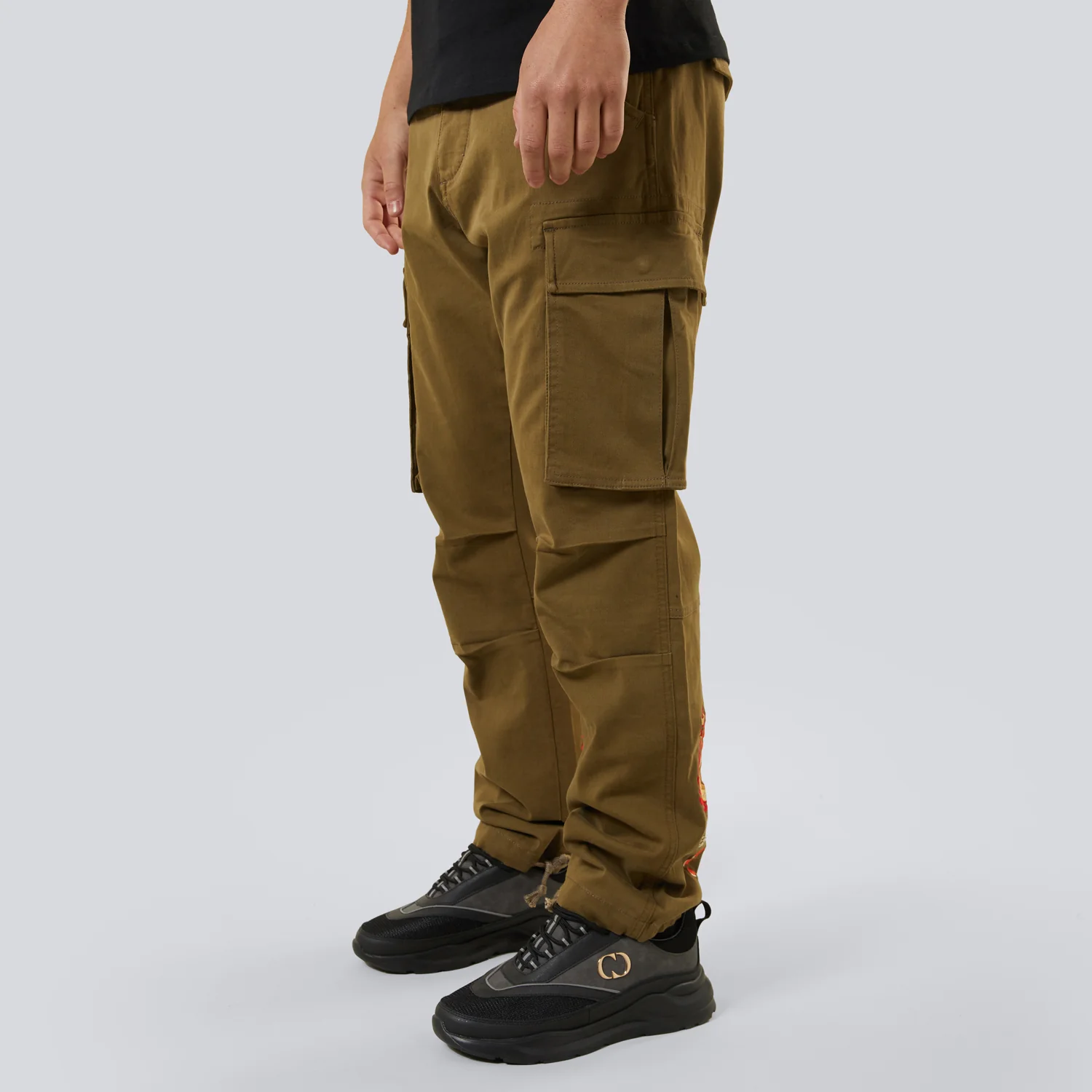 HIDDEN DRAGON CARGO PANTS - Image 3