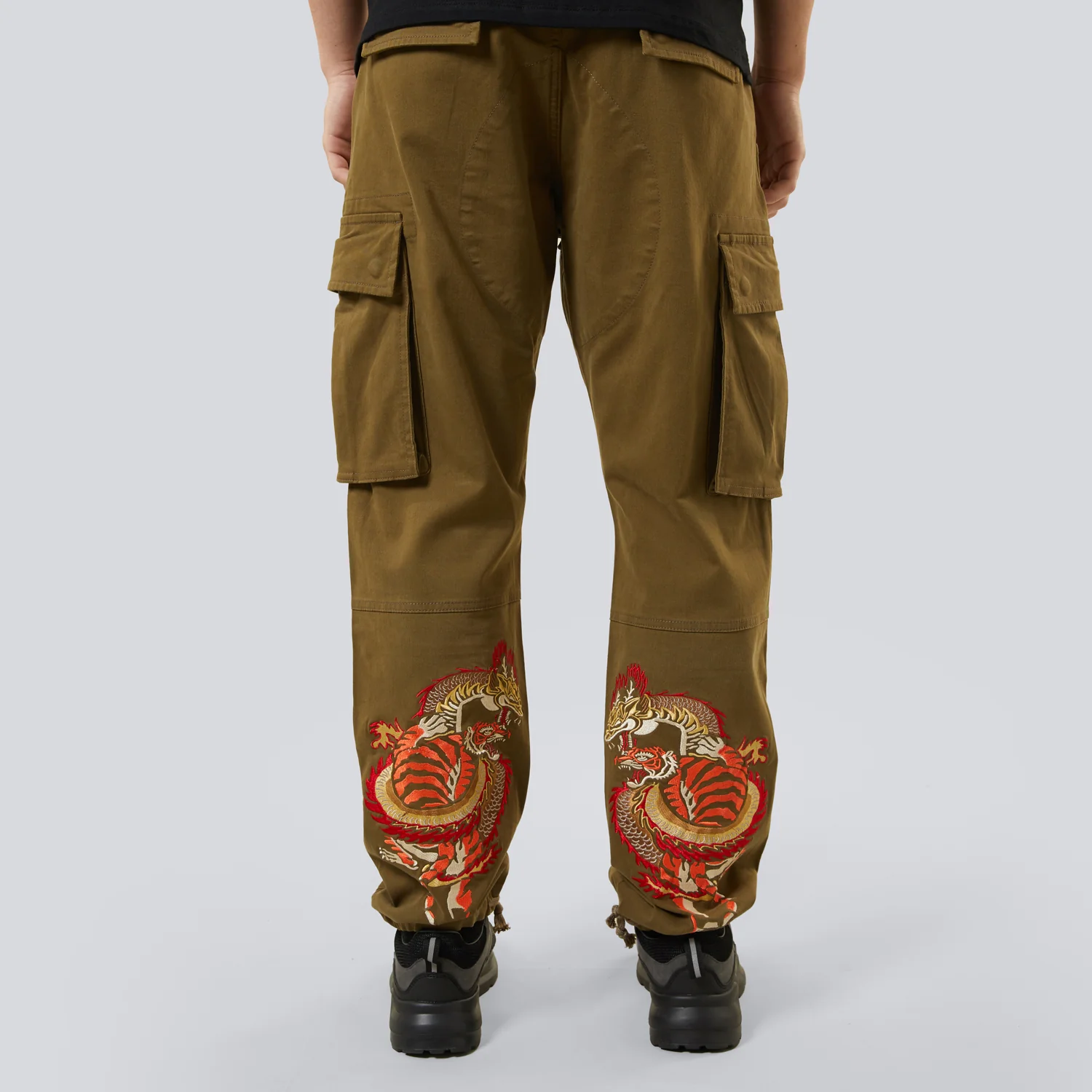 HIDDEN DRAGON CARGO PANTS - Image 5