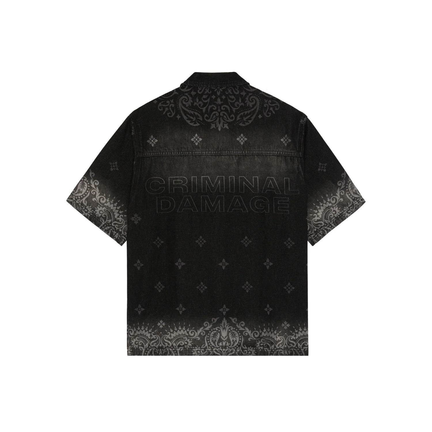 LASER PRINT DENIM SHIRT - Image 6