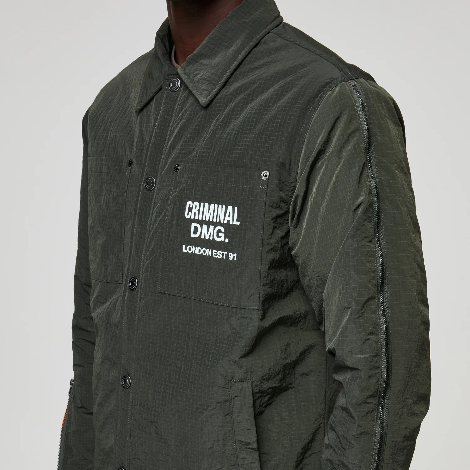 PADDED NYLON SHIRT - Image 6