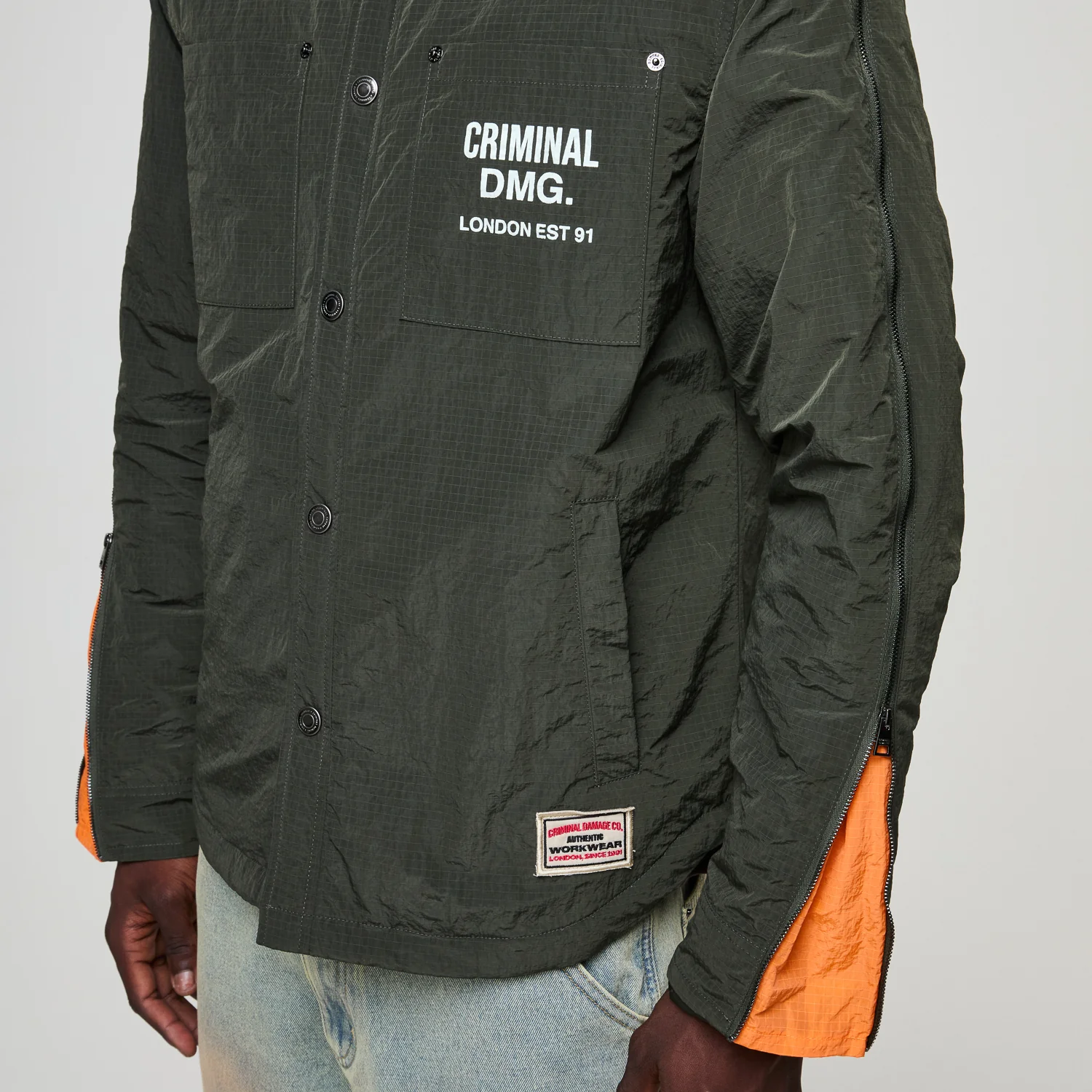 PADDED NYLON SHIRT - Image 8