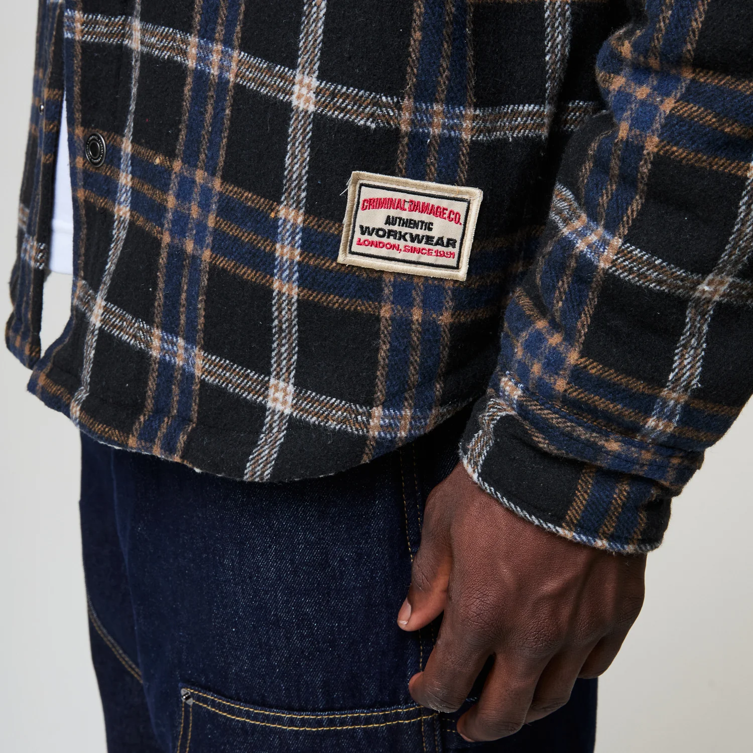 RICHMOND CHECK SHERPA SHIRT JACKET - Image 10