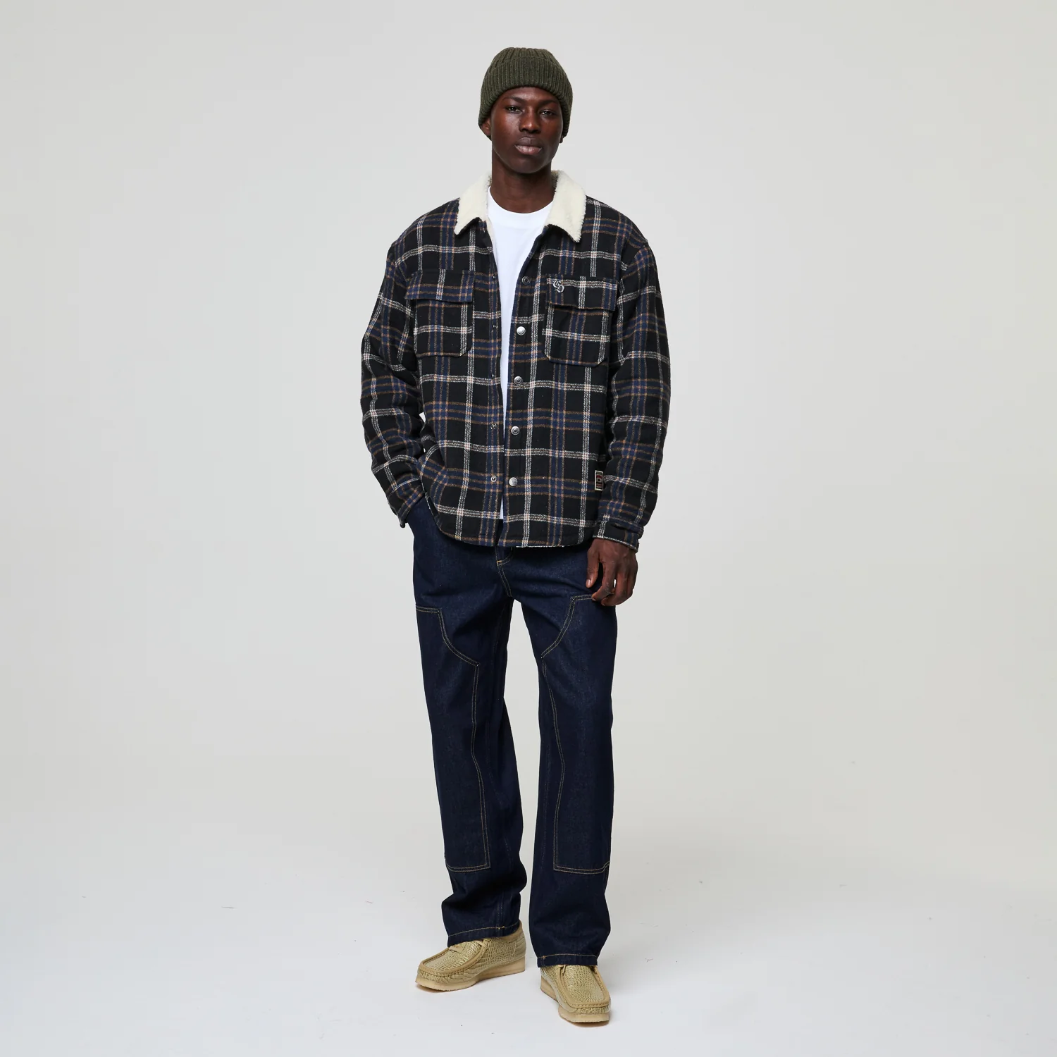 RICHMOND CHECK SHERPA SHIRT JACKET - Image 11
