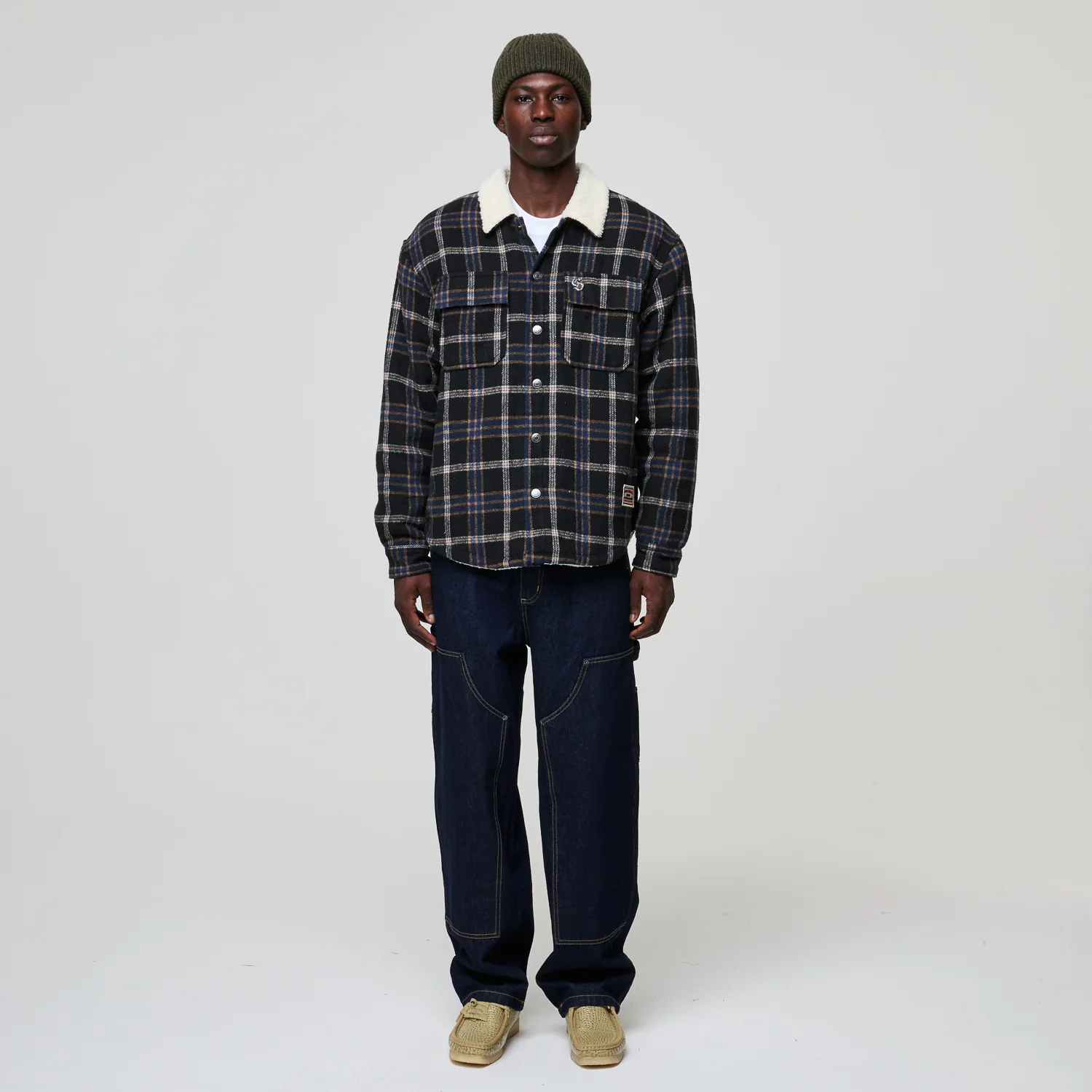 RICHMOND CHECK SHERPA SHIRT JACKET - Image 2