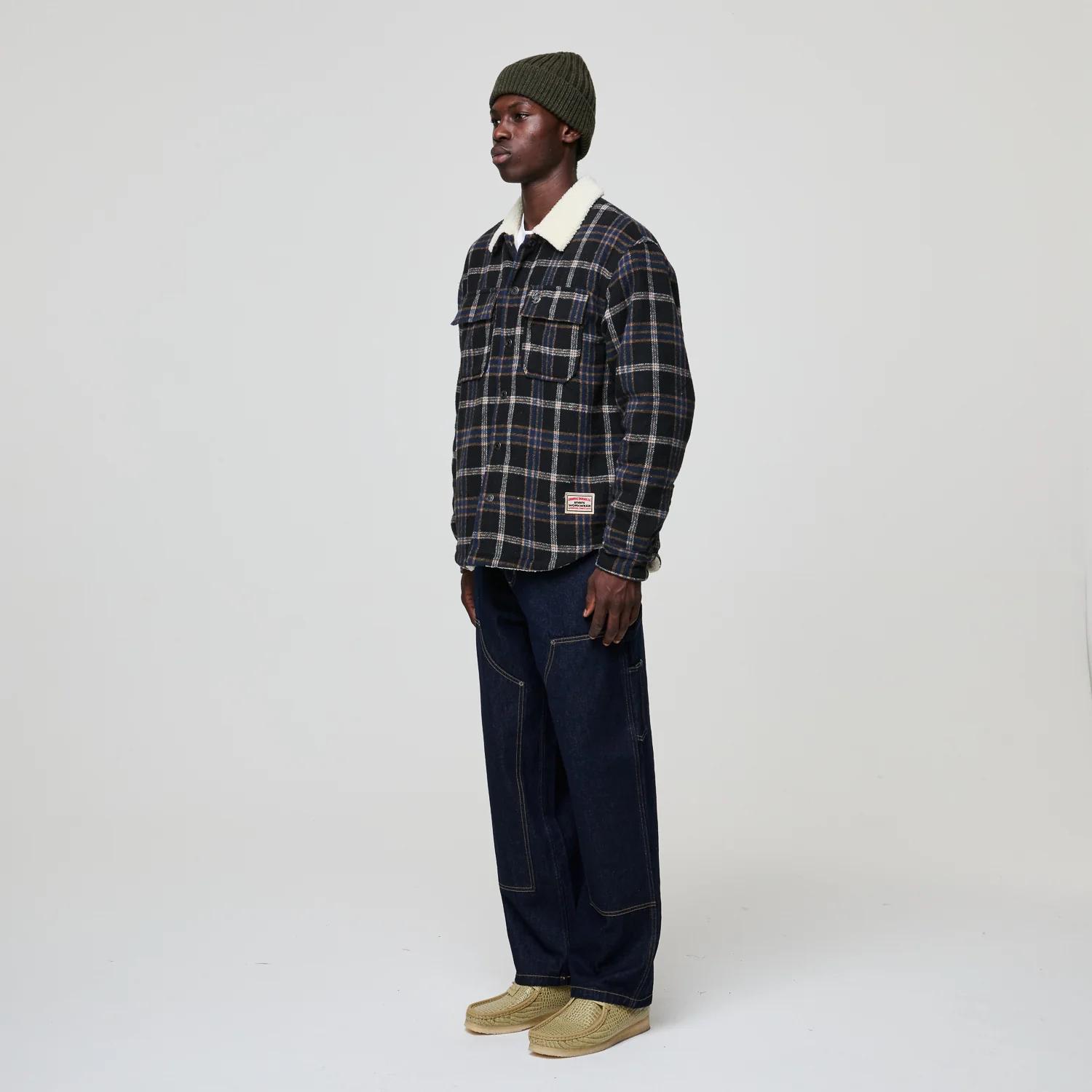 RICHMOND CHECK SHERPA SHIRT JACKET - Image 3