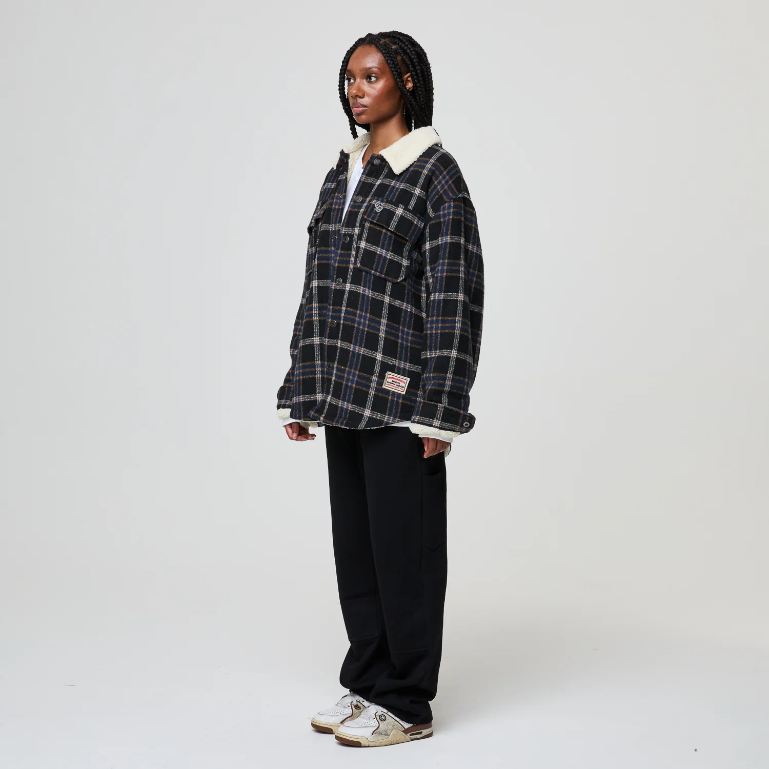 RICHMOND CHECK SHERPA SHIRT JACKET - Image 6