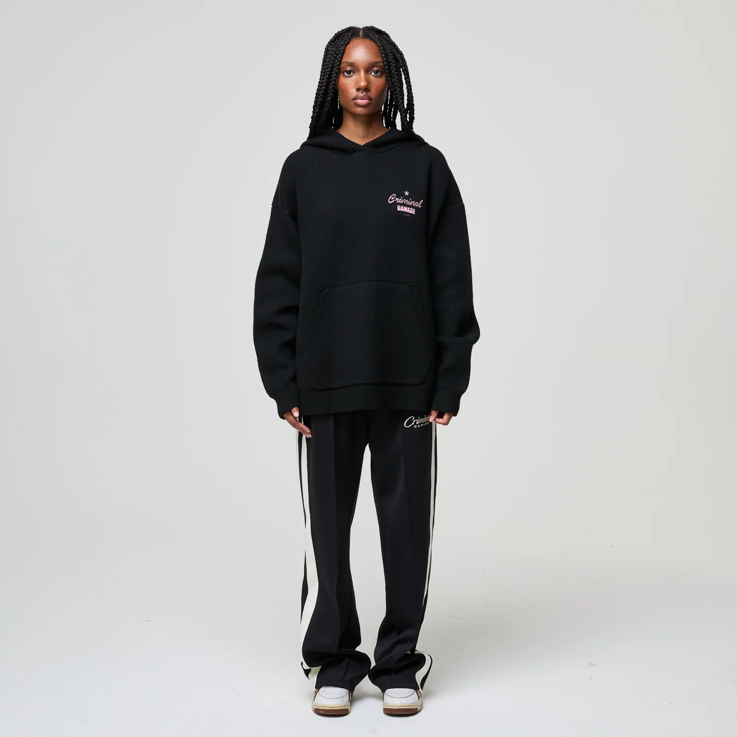 STRIPTEASE KNITTED HOODIE - Image 7