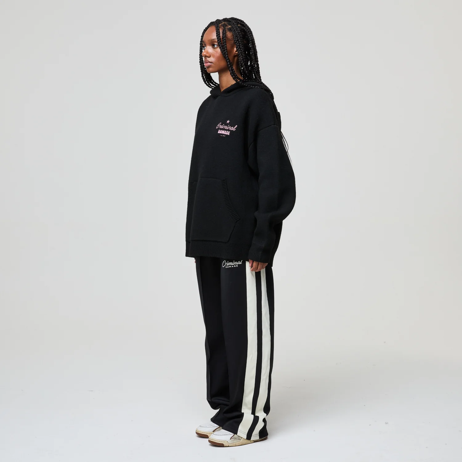 STRIPTEASE KNITTED HOODIE - Image 8