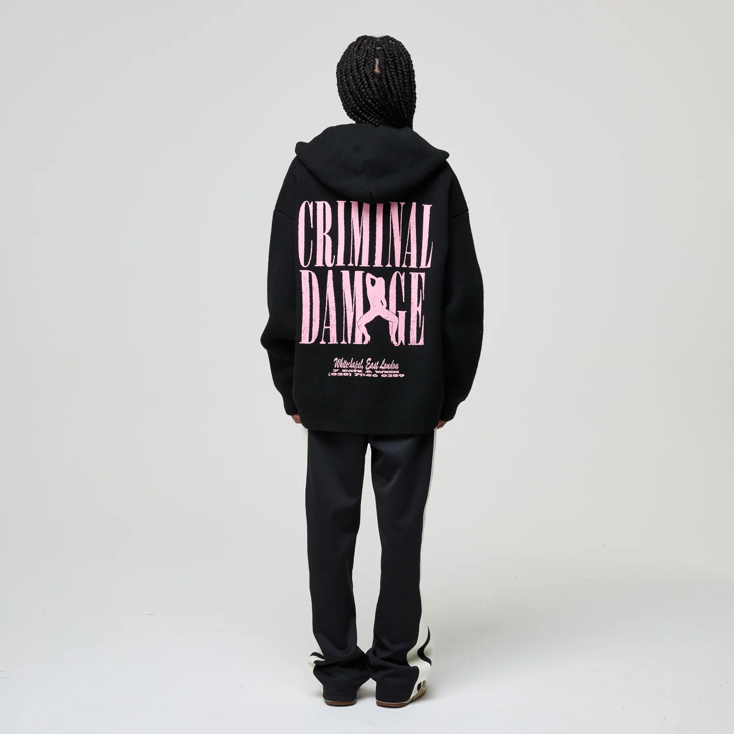 STRIPTEASE KNITTED HOODIE - Image 9