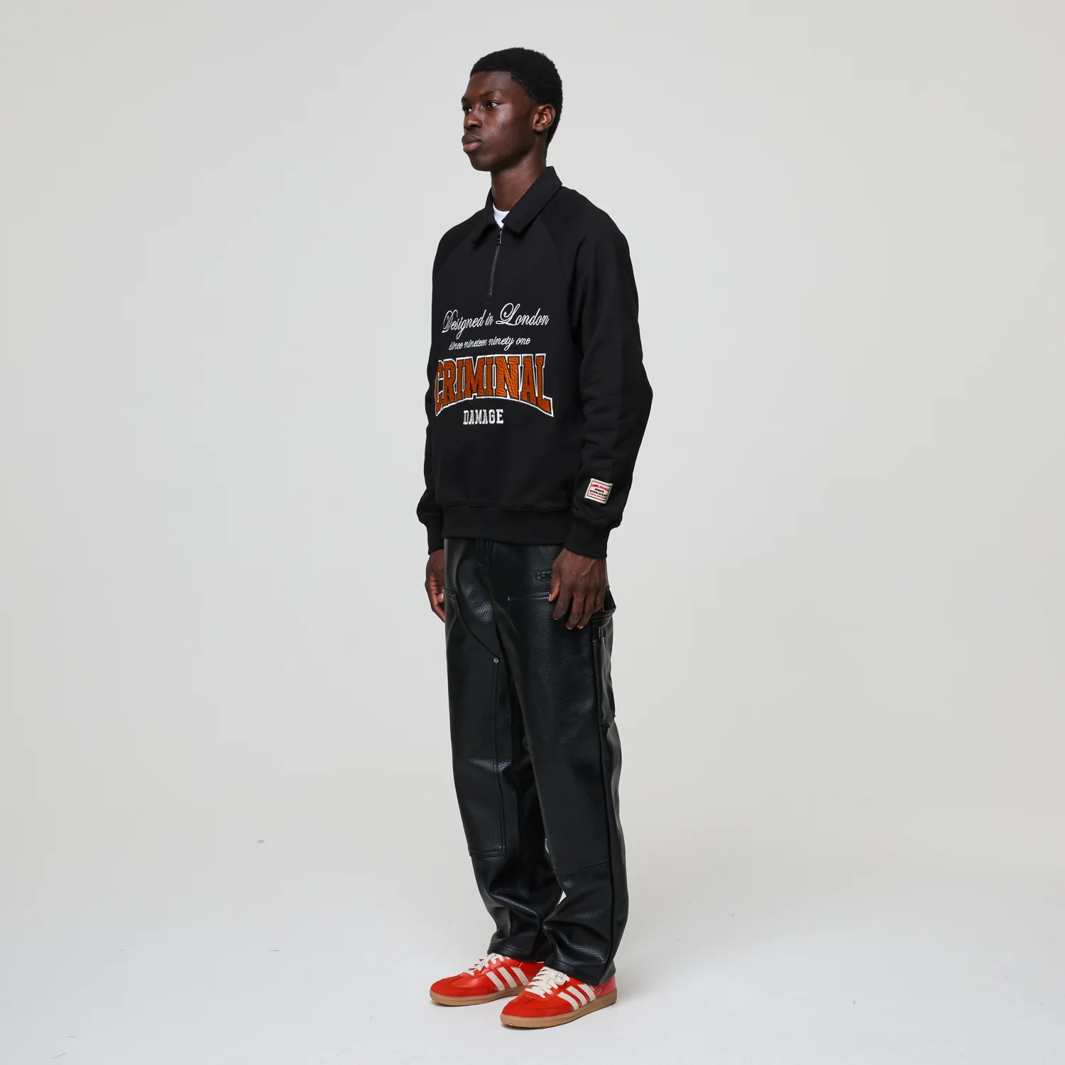 TWO LIVES HALF ZIP SWEATSHIRT - Image 3