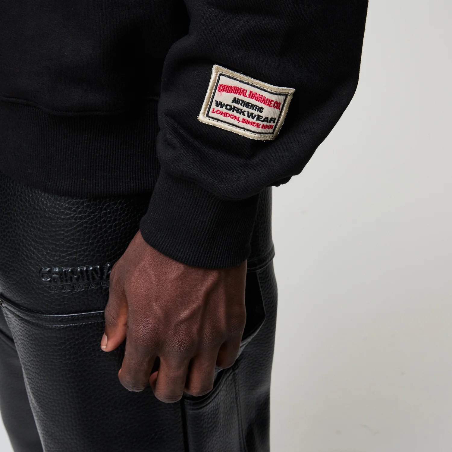TWO LIVES HALF ZIP SWEATSHIRT - Image 8