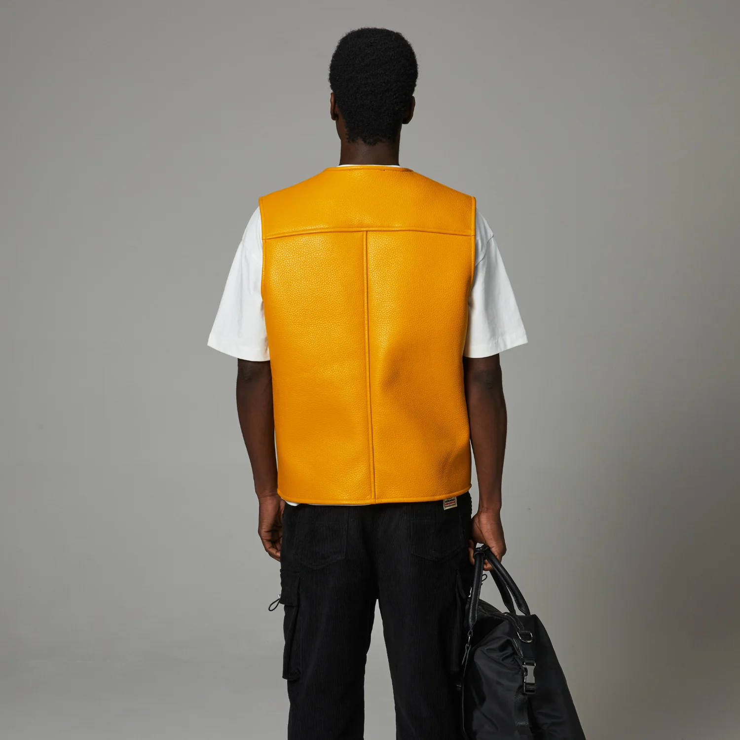 LEATHER CARPENTER VEST - Image 4