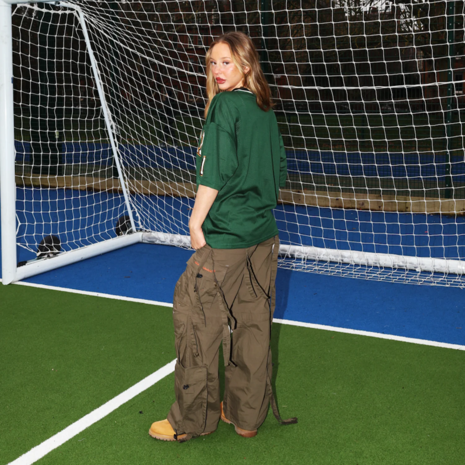 WOMENS DROME KHAKI TROUSERS - Image 4